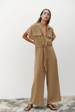 FLOWING JUMPSUIT WITH POCKETS