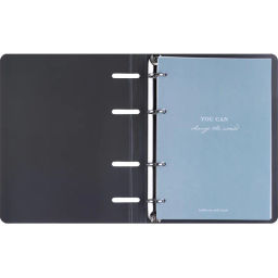 Тетрадь общая, BS, А5, 120л., клетка, кольца. Botanica, эвкалипт N4234