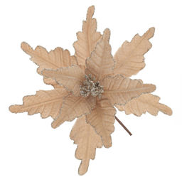 Цветок искусственный "Пуансеттия", L28 W28 H29 см