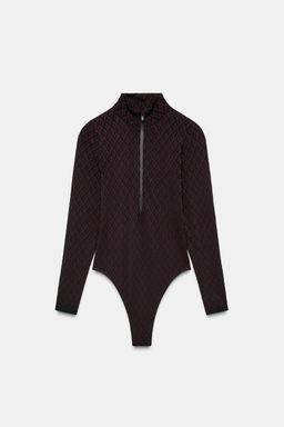 JACQUARD SEAMLESS SKI COLLECTION BODYSUIT - Zara фото 2