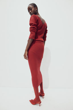 Falda tubo en punto de canale - H&m фото 4
