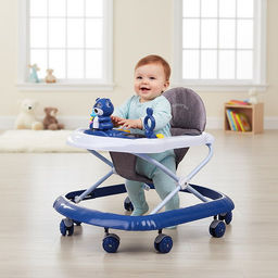 Ходунки "Мишка" (цвет синий)