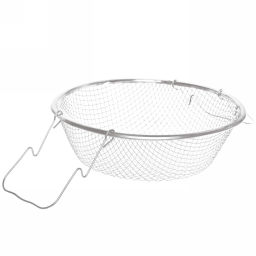 Цена за 2 шт. Фритюрница сетка металлическая 24 см "Селфи"