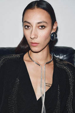 METAL PLATE EARRINGS