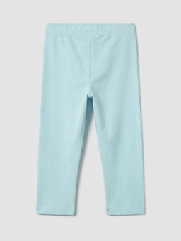 Beli Lastikli Bask?l? K?z ?ocuk Tayt 2li