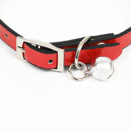 Ошейник лаковый Радуга, 30 х 1 см, разноцветный - Пижон фото 3