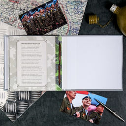 Дембельская книга на ленте ДМБ, 32 листа, 20 х 20 см - Семейные традиции фото 18