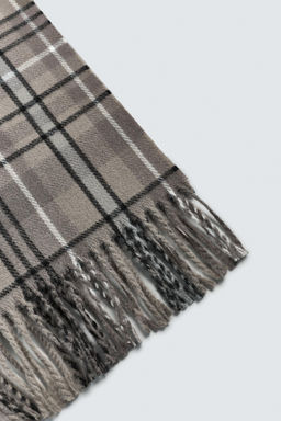 COMBINED CHECK SCARF - Zara фото 5