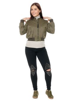 Бомберы B-8867 Хаки