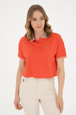 Женская футболка с цветком граната Неожиданная скидка в корзине - U.s. polo assn фото 5