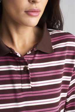 Поло в полоску Pink - Erist store фото 5