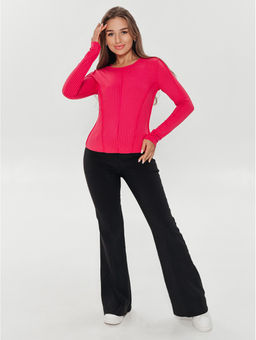 Лонгслив женский Эмма (черный) - Lovetex фото 8