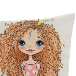 Наволочка декоративная Этель Девичьи историиМечты 40х40 см, велюр  фото 7