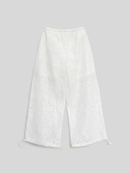 ACOOLA / Брюки детские для девочек Liam белый  фото 2