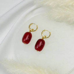 Серьги из Сердолика