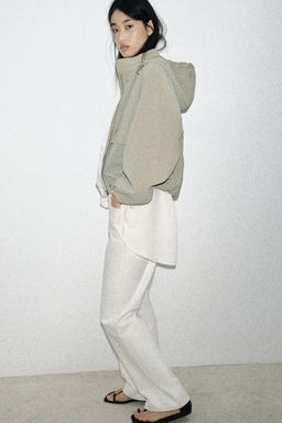 COATED HOODED JACKET - Zara фото 6