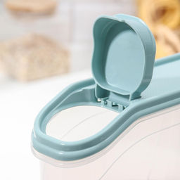 Ёмкость для хранения сыпучих продуктов phibo, 1.5 л, пластик, прозрачная, крышка МИКС