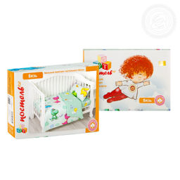 Гоша Детский/Пододеяльник: 1 шт. - 147*112; Простыня: 1 шт. - 150*110; Наволочка: 1 шт. - 40*60; Бязь ясельная - Артпостелька фото 5