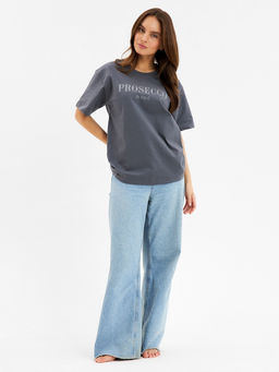 Футболка женская KAFTAN: Prosecco, серая, размер 44-46