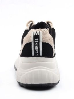 05-FDSJ01-1P BLACK Кроссовки женские (натуральная кожа, текстиль) - Фабричный китай фото 12