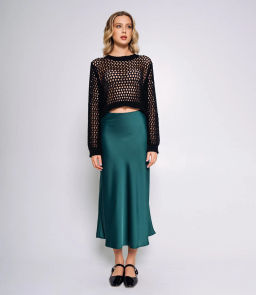 Юбка #КТ2103, изумрудный - Dommod фото 7