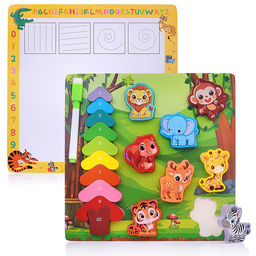 Пазл-вкладыш "Лесные зверята"