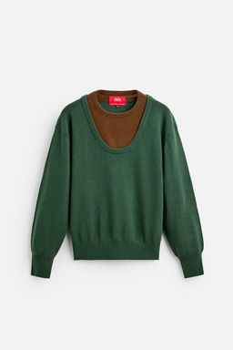 COLOUR BLOCK WOOL SWEATER X HARRY LAMBERT - Zara фото 7