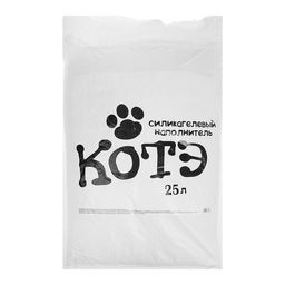 Наполнитель силикагелевый КОТЭ, 10 кг, 25 л, мешок