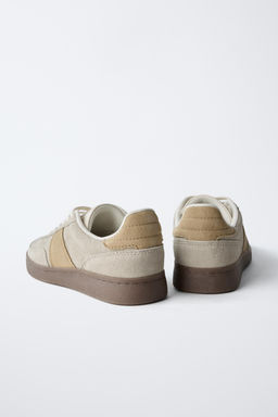 SPLIT SUEDE TRAINERS - Zara фото 6