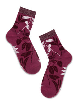 Цена за 2 пары. Носки Удлиненные CONTE Махровые носки COMFORT лиловый - Conte elegant фото 2