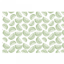 Скатерть-дорожка на стол 145х50см "Астурия зеленый", рогожка (хлопок 100%) 171г/м2, упаковка классическая, пакет ПВХ 28х41см, "Домашняя мода" (Россия)