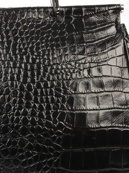 LACCOMA сумка Y1446-2-черный натуральная кожа полиэстер  фото 6