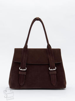 Сумка женская кожаная 1092M coffee Polina&Eiterou