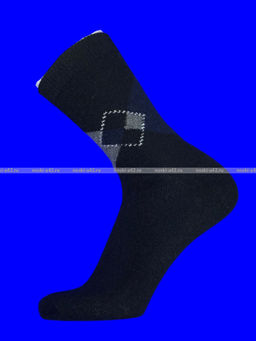 Цена за 12 пар.Термоноски мужские собачья шерсть БОЛЬШОЙ РОМБ арт. 1602