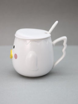 Кружка Cutie duckling, serious, white (400 ml)