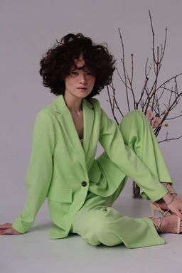 7931 Костюм брючный светло-зелёный - Martichelli фото 27