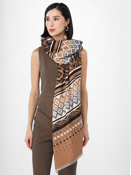 в составе ШЕРСТЬ и КАШЕМИР Большой, мягкий, теплый однотонный двусторонний палантин. - Tantino фото 7