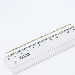 Основы для пусет 100×0.8 мм, протяжки с цепочкой, цвет золото (пара)