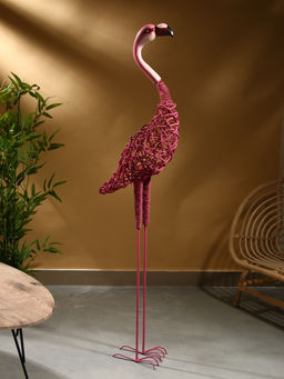 Сувенир плетёный «Фламинго», 30×18×140 см