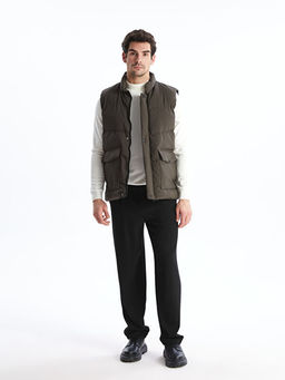 Standart Kal?p Dik Yaka Erkek ?i?me Yelek