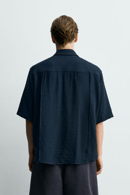CAMISA FLUIDA TEXTURA / Azul - Zara фото 3
