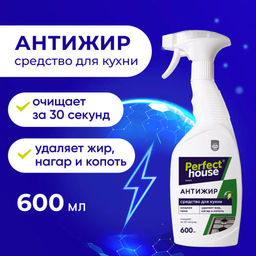 PERFECT HOUSE Чистящее средство для кухни Антижир, 600мл