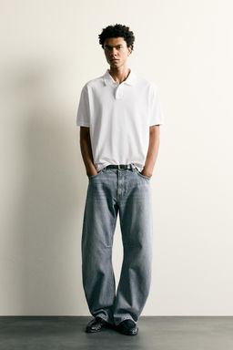 JEANS STRAIGHT BARREL FIT / Azul