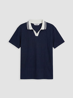 Polo Yaka Kendinden ?izgili Erkek ?ocuk Ti??rt