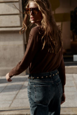BASIC WOOL POLO SHIRT - Zara фото 22