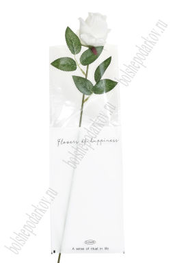Пакет для цветов 14*40 см (10 шт) SF-7907, белый