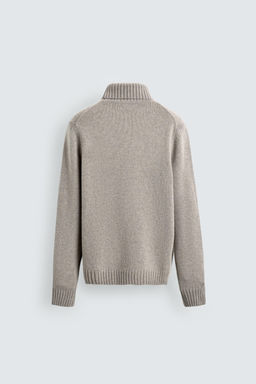 WOOL BLEND HIGH NECK JUMPER - Zara фото 7