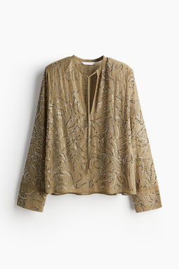 Blusa con strass - H&m фото 5