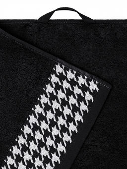 Полотенце для рук 35x70 черный махровая ткань