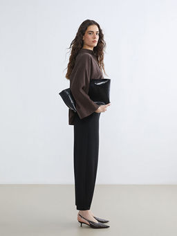 Beli Lastikli Kad?n Pantolon